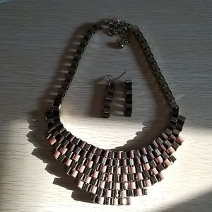 Necklace and Earrings